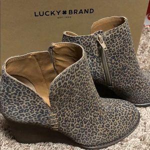 Leopard print Lucky Booties